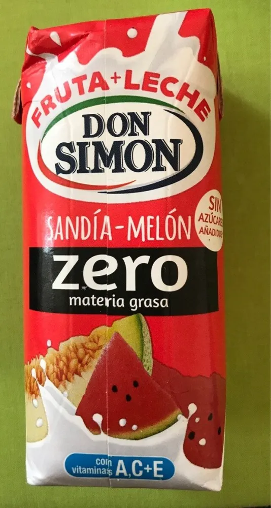 Fruta+leche SANDIA-MELON