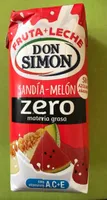 Fruta+leche SANDIA-MELON