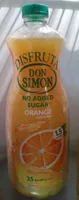 Disfruta Don Simon Naranja sin azúcares añadidos