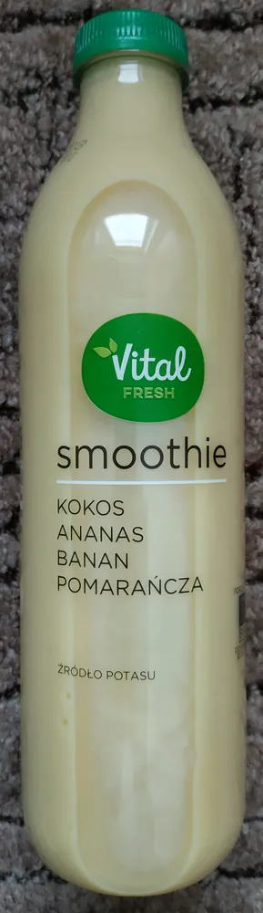 smoothie Kokos Ananas Banan Pomarańcza