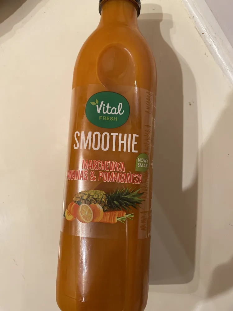 smoothie Marchewka Ananas Brzoskwinia Pomarańcza