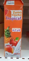 Zumo+Leche tropical