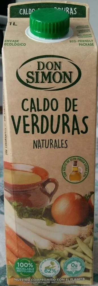 CALDO DE VERDURAS NATURALES