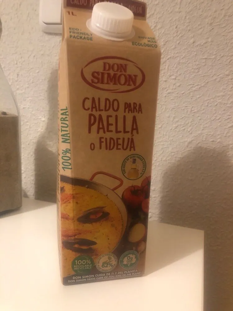 Caldo para paella o fideua