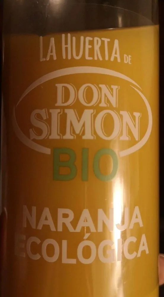 Zumo de naranja ecológico