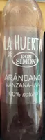 La huerta zumo de arándano, manzana y uva natural