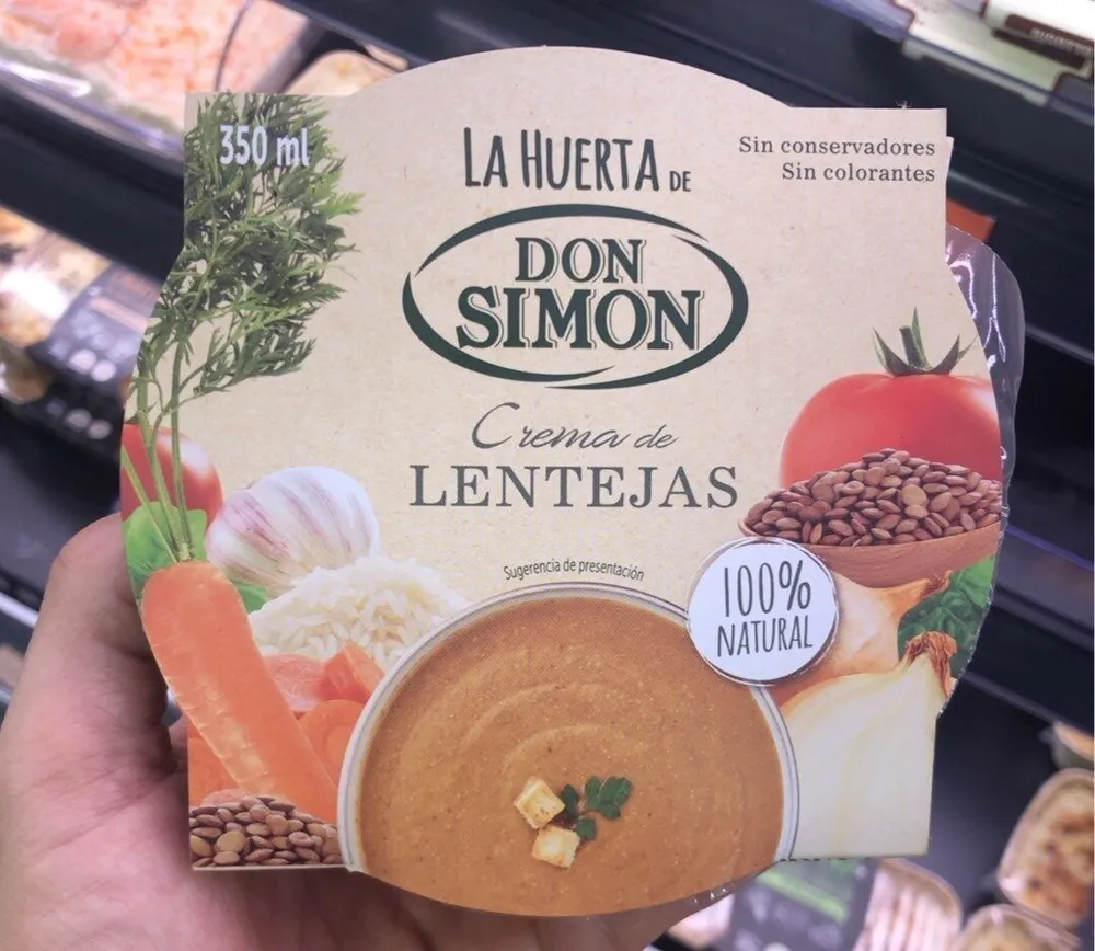 Crema de lentejas