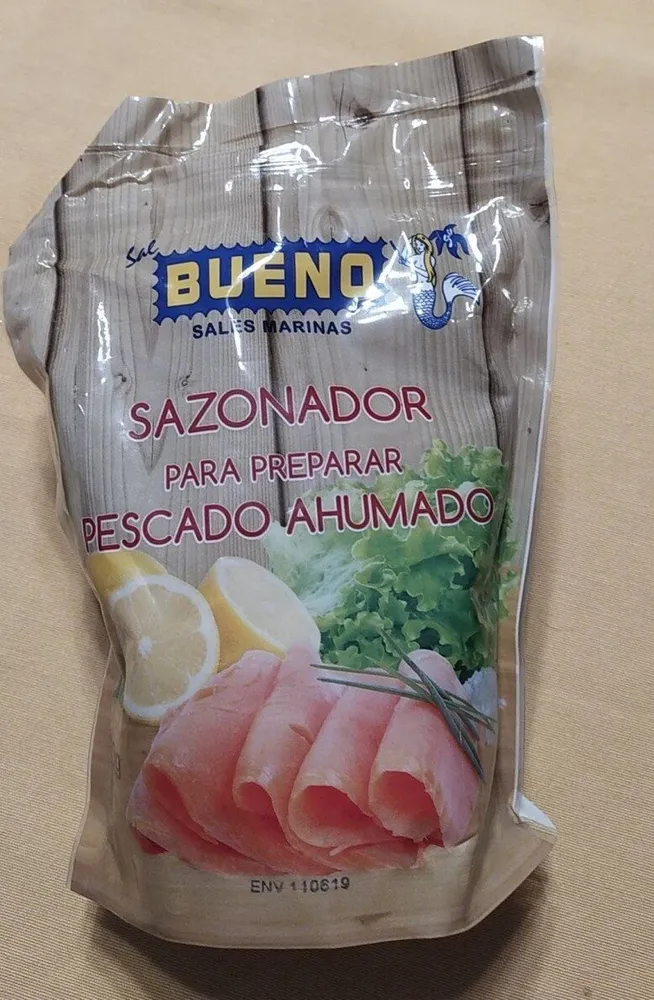 Sazonador para preparar pescado ahumadoq
