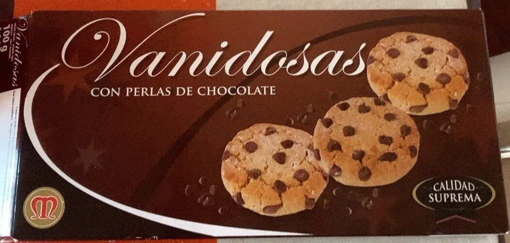 Vanidosas con perlas de chocolate