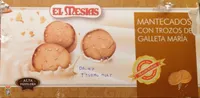 Mantecados con trozos de galleta María