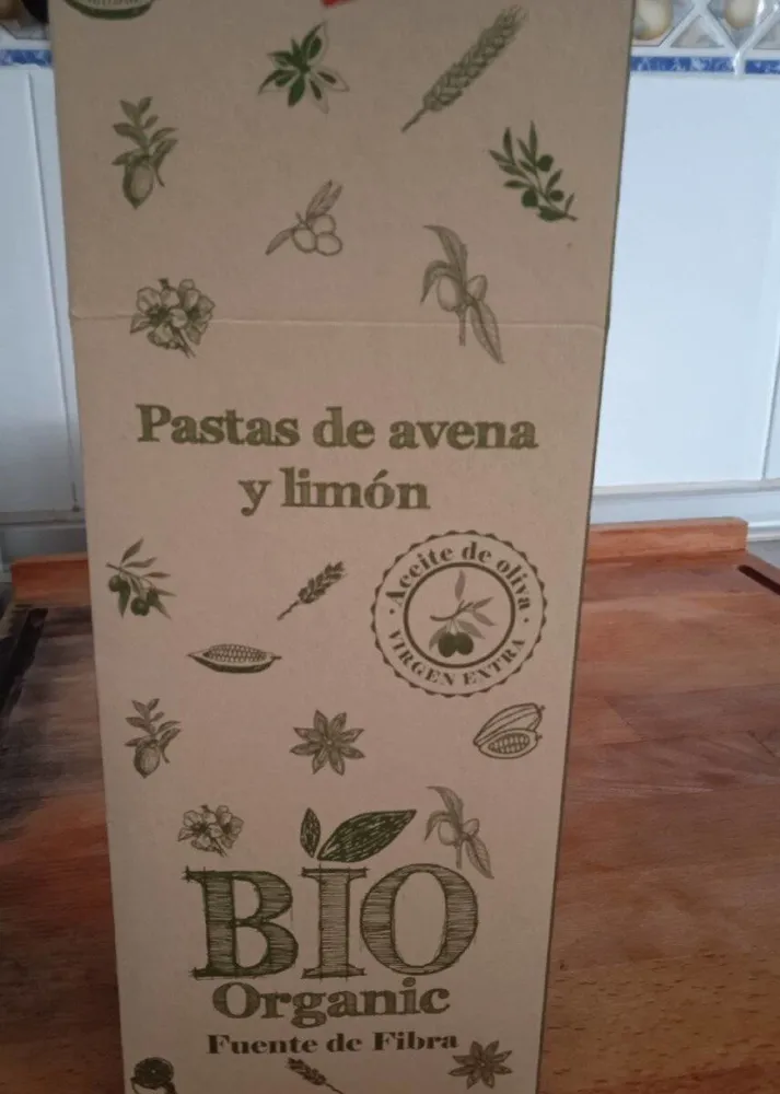 Pastas de avena y limón