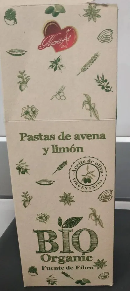 Pastas de avena y limón