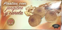 Pastas con jengibre y canela