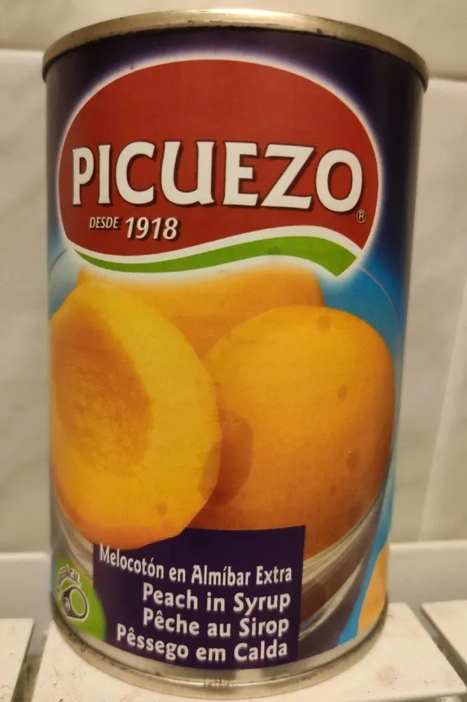 Melocotón en almibar