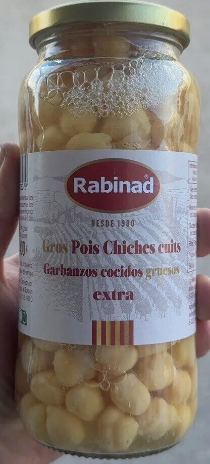 Garbanzos cocidos gruesos extra