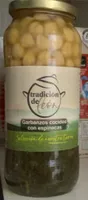 Garbanzos cocidos con espinacas