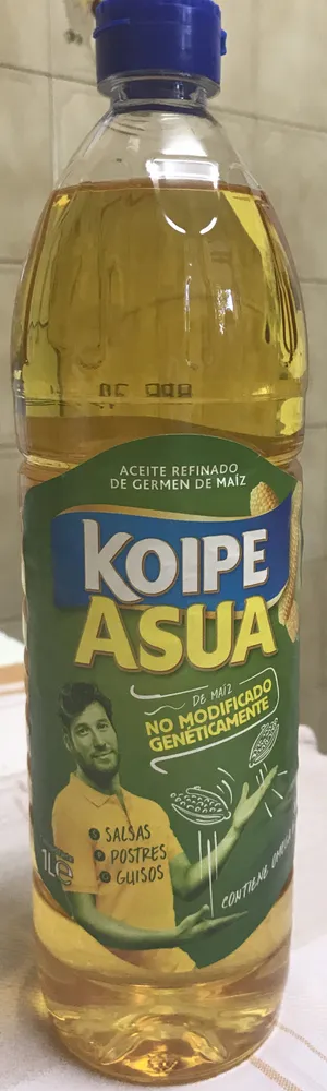 Asua aceite refinado de maíz