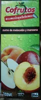 Zumo de melocotón y manzana