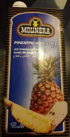 Jus d'ananas et pomme