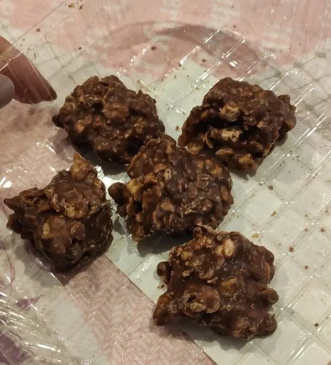 Rocas choco almendra