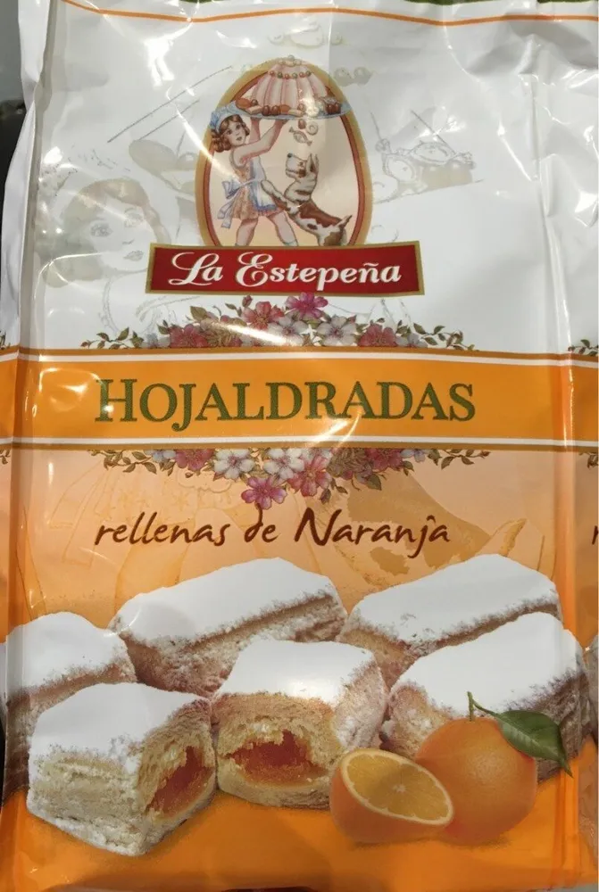 Hojaldradas relkebas de naranja