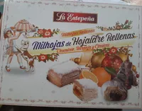 Milhojas de hojaldre rellenas