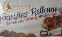 Barritas Rellenas con Crema de avellana