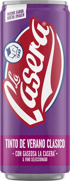Tinto de verano clásico con gaseosa la casera