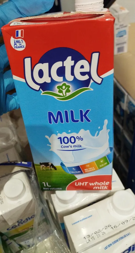 lactel lait entier