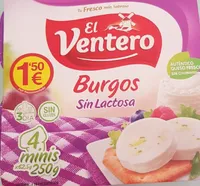 Queso Burgos sin lactosa