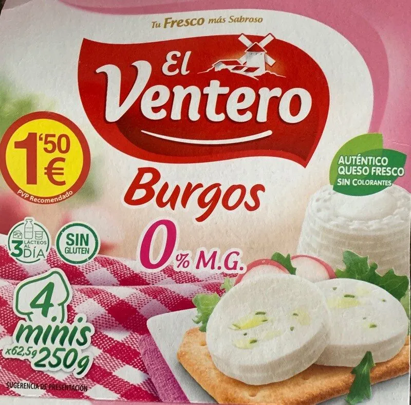 Queso fresco el Ventero 0%