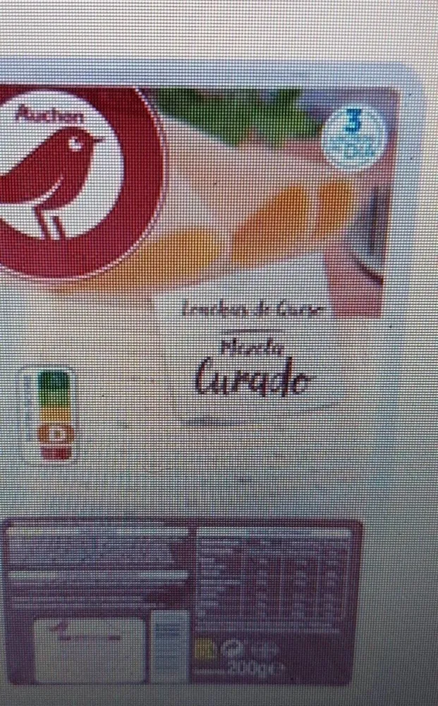 Queso en lonchas mezcla curado