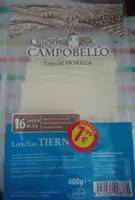 Lonchas de queso tierno