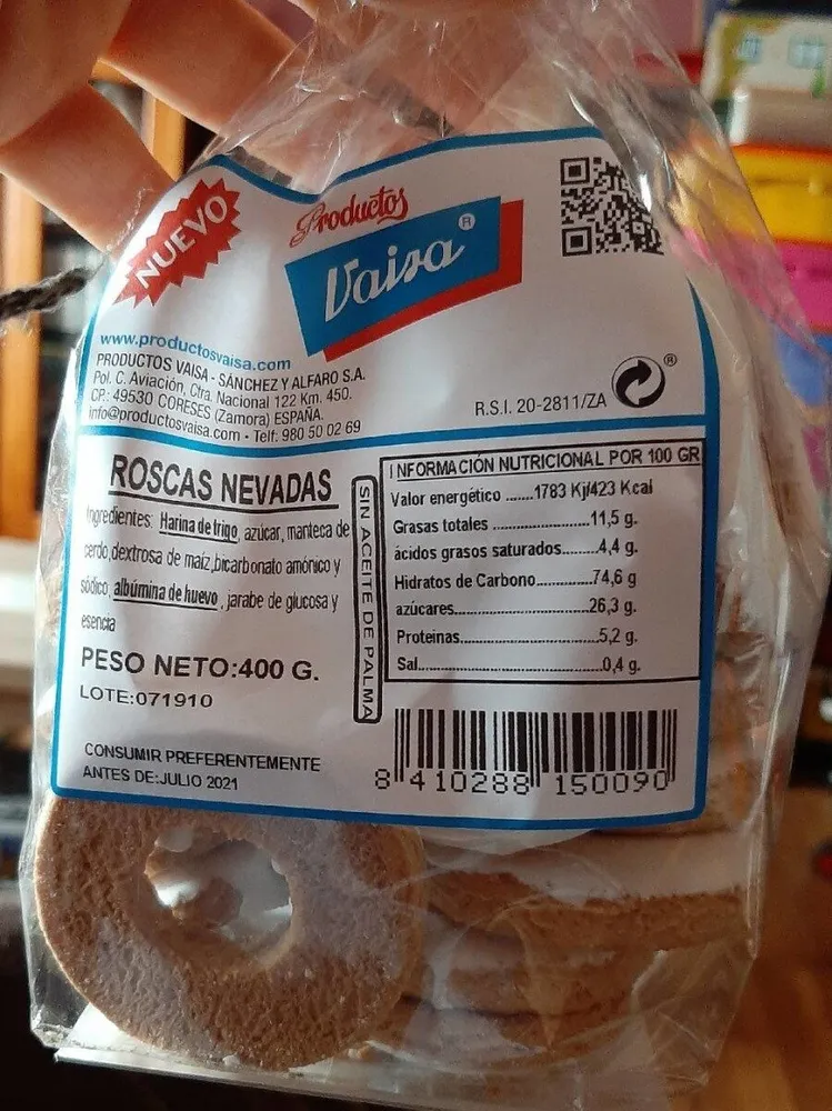 Roscas nevadas