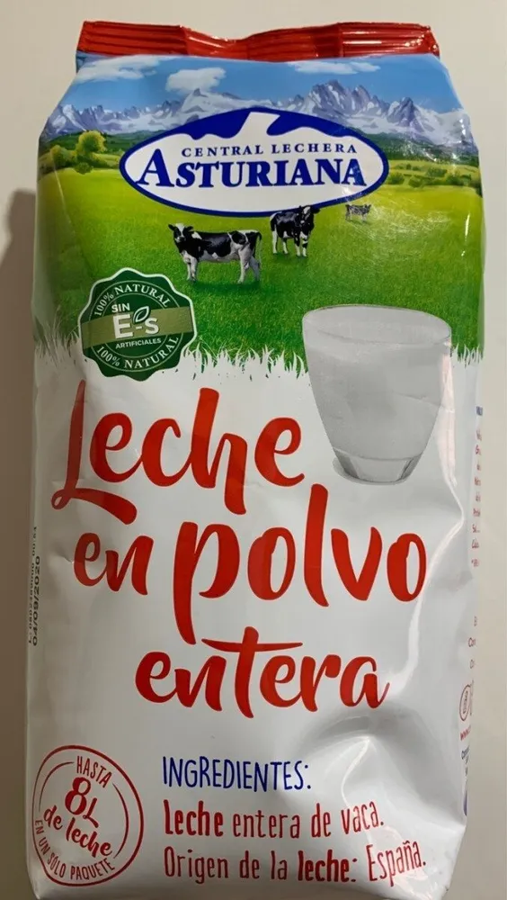 Leche en polvo entera