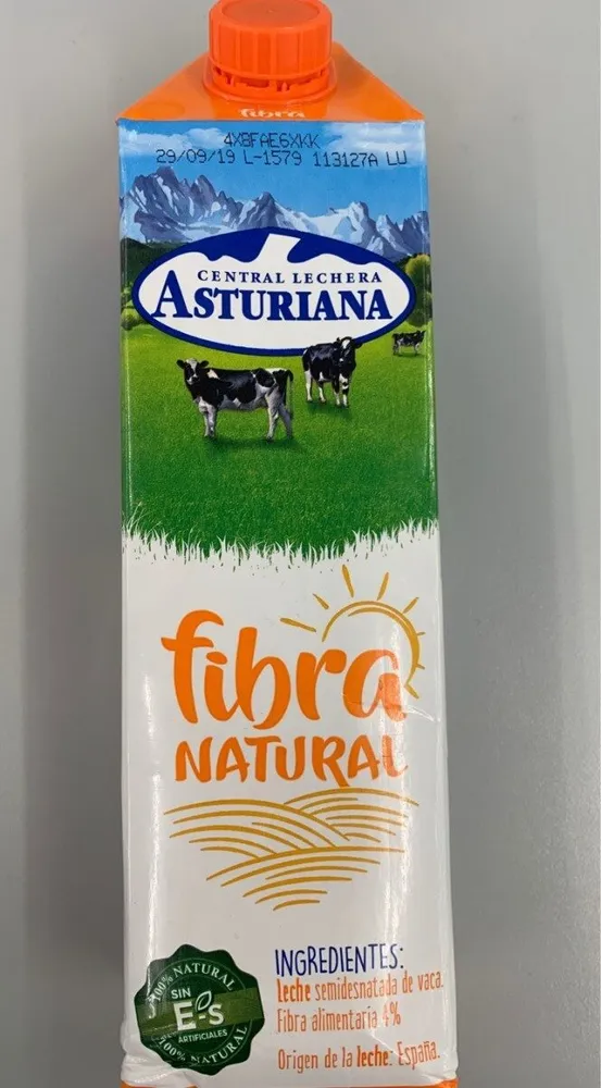 Leche fibra natural