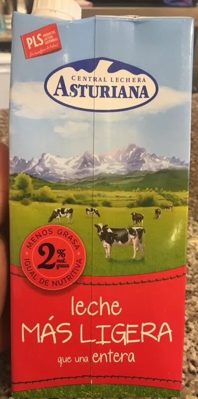 Leche más ligera que una entera