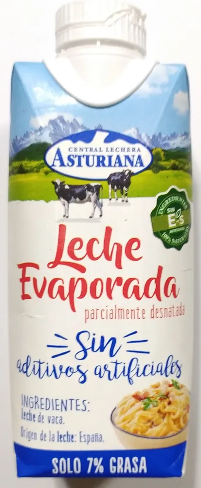 Leche evaporada
