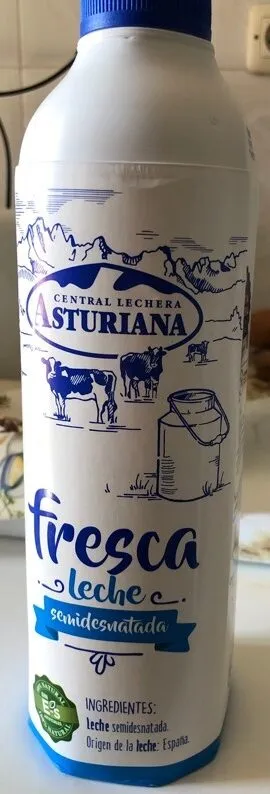 Leche fresca semidesnatada