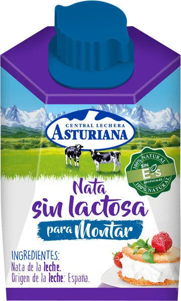 Nata para montar sin lactosa