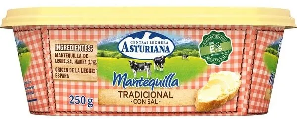 Mantequilla tradicional con sal