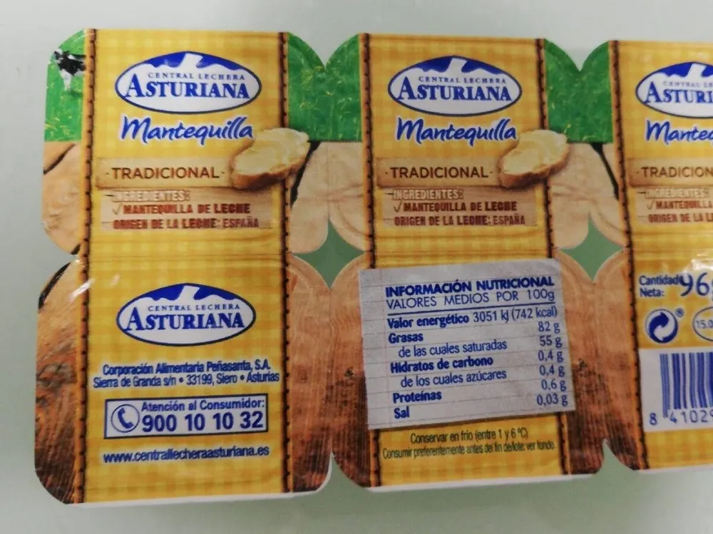 Mantequilla tradicional