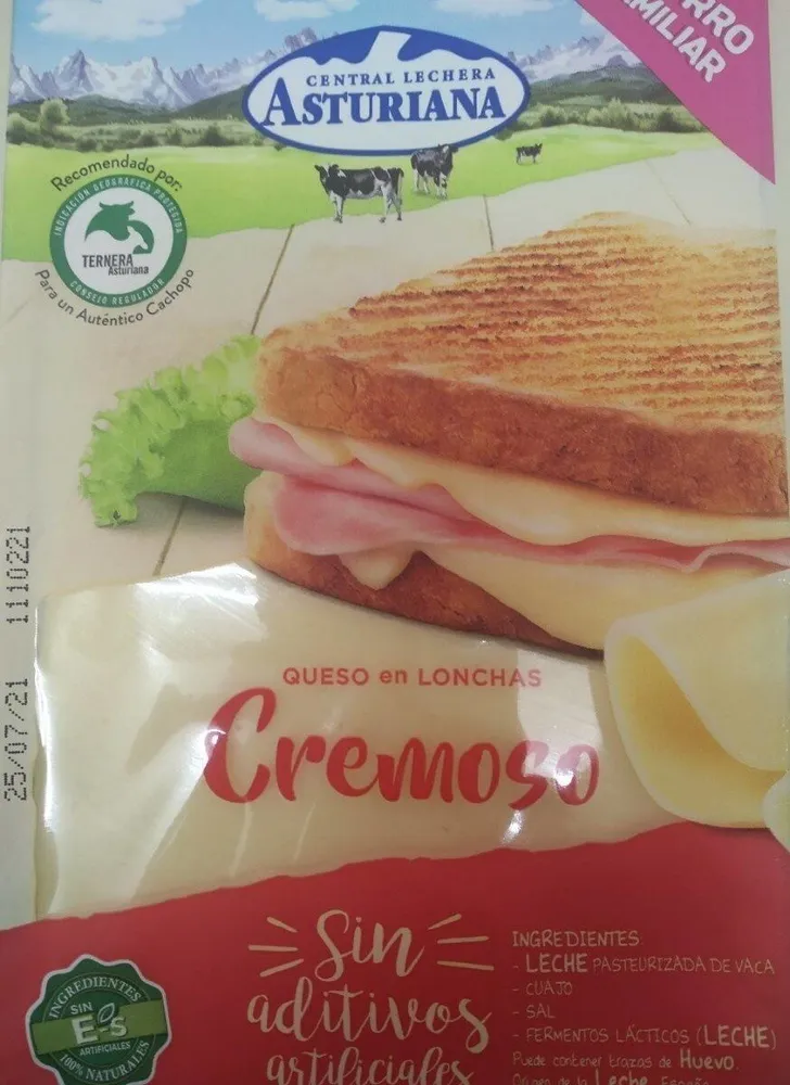 Queso en lonchas