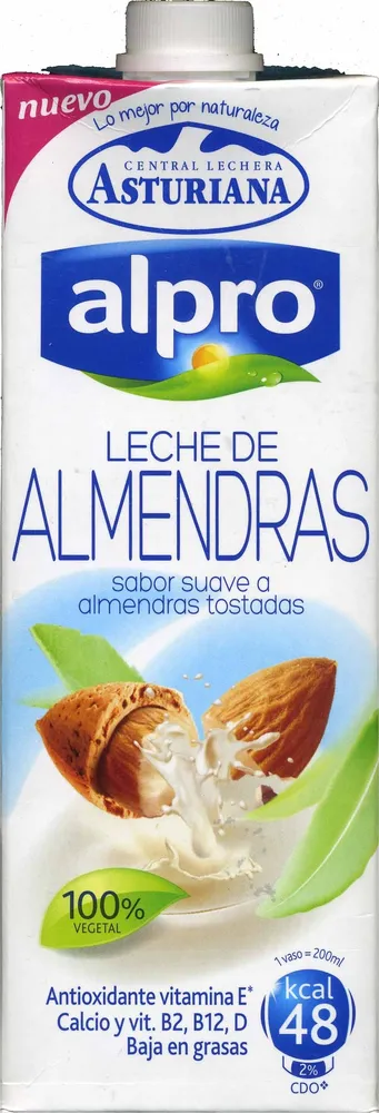 Leche de almendras