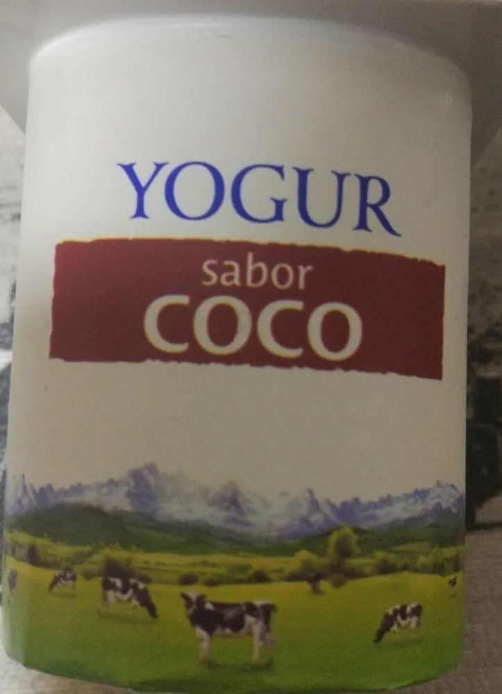 Yogur sabor coco