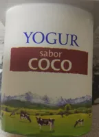 Yogur sabor coco
