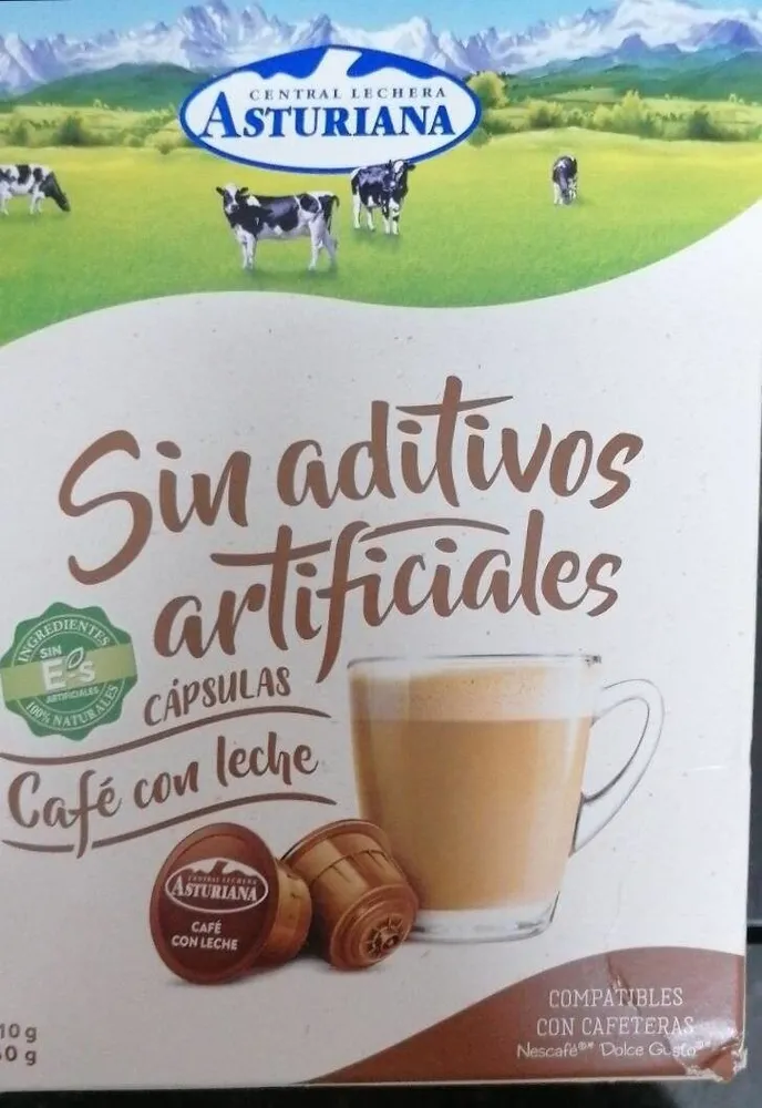 Cápsulas café con leche estuche
