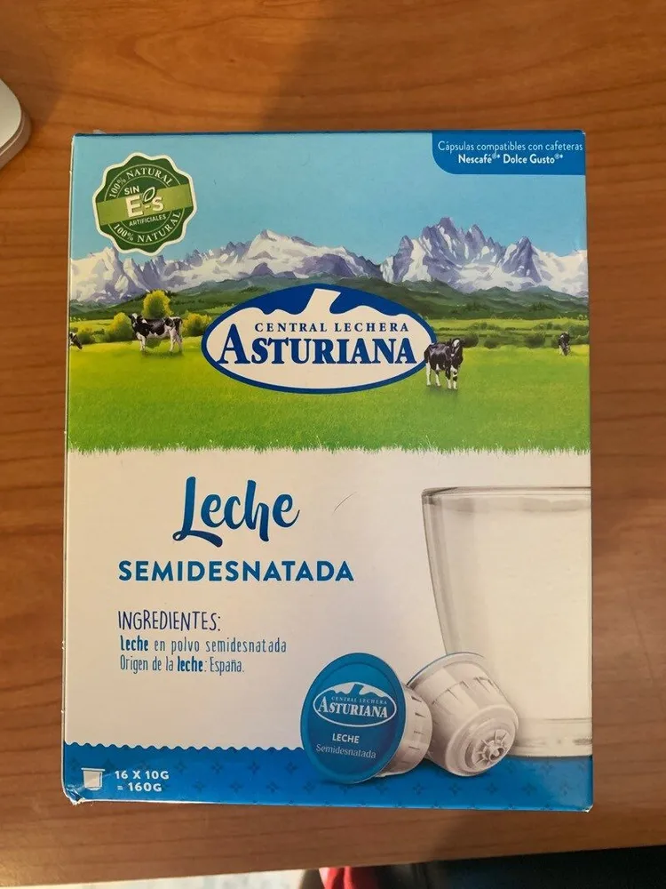 Capsulas leche semidesnatada