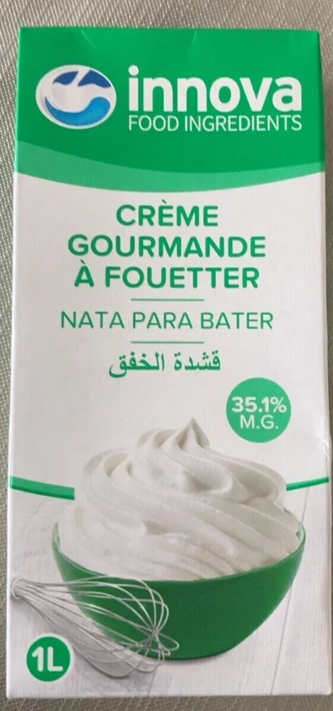 Creme gourmande a fouetter