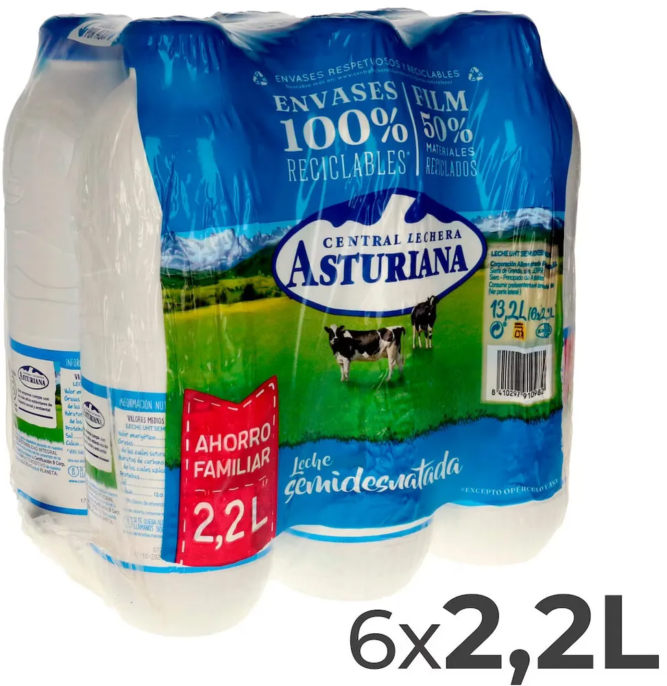 Leche semidesnatada